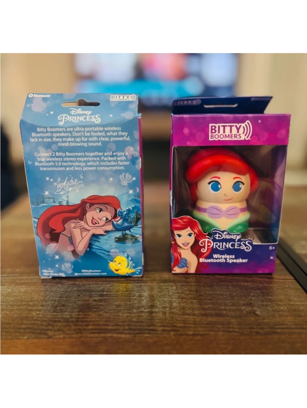 *NIB* Bitty Boomers  Wireless Bluetooth Speaker Disney Princess Ariel